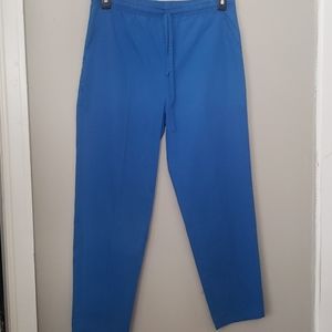 Blue Scrub Pants XS Expo Elastic Waist  Tie